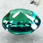 Flawless Natural Oval 4*5mm. Vivid Blueish Green Color Change Garnet 0.5 CT.Gems