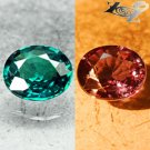 VVS Natural Oval 4.5*5 mm.Vivid Green Blue Nandagala Color Change Garnet 0.56 CT