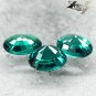 Match 3 Natural Oval 3.5*4.5mm. Blue Green Nandagala Color Change Garnet 0.88 CT