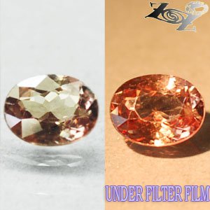 VVS 1 Natural Oval 4*4.5mm/3Pcs Intense Green Blue Color Change Garnet 0.98 CT.