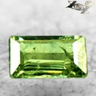 Firely Natural Emerald 3.5*6 mm. Red Spark Lemon Green Demantoid Garnet 0.54 Ct.