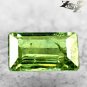 Firely Natural Emerald 3.5*6 mm. Red Spark Lemon Green Demantoid Garnet 0.54 Ct.
