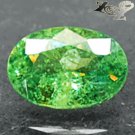 Firely Natural Oval 5*7mm. Red Spark Intense Demantoid Andradite Garnet 0.95 CT.