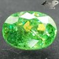 Natural Oval 5.5*7 mm.Red Spark Intense Green Andradite Demantoid Garnet 1.16 CT