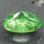Natural Oval 5.5*7 mm.Red Spark Intense Green Andradite Demantoid Garnet 1.16 CT