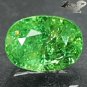 Natural Oval 5*7 mm.Red Spark Intense Green Andradite Demantoid Garnet 1.3 CT.