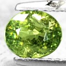 Firely Natural Oval 5*6mm Red Spark Green Andradite Demantoid Garnet 0.93 CT.翠榴石