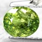 Firely Natural Oval 5*6mm Red Spark Green Andradite Demantoid Garnet 0.93 CT.翠榴石