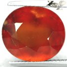 8.61 CT.Natural Oval 11*13.5 mm. Mandarin Red Orange Hessonite Garnet 桂榴石石榴石 Gem