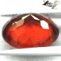 8.61 CT.Natural Oval 11*13.5 mm. Mandarin Red Orange Hessonite Garnet 桂榴石石榴石 Gem