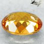 2.48 CT.Certified Full Fire VVS Natural Oval 7*10 Vivid Canary Yellow Hessonite