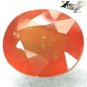 10.53 CT.Natural Oval 11.5*13.5 mm. Mandarin Orange Tanzania Hessonite Garnet