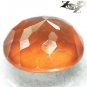 10.53 CT.Natural Oval 11.5*13.5 mm. Mandarin Orange Tanzania Hessonite Garnet