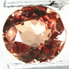 Flawless Natural Oval 5*5 mm Intense Padparadscah Malaya Garnet 0.75 CT 馬來亞石榴石
