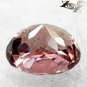 VVS1 Full Fire Natural Oval 4.5*5mm.Intense Padparadscha Pink Malaya Garnet 0.63 Ct.