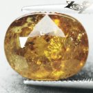 12.4CT.Firely Natural Oval 11.5*14 mm.Intense Honey Yellow Grossular Mali Garnet