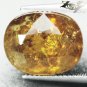 12.4CT.Firely Natural Oval 11.5*14 mm.Intense Honey Yellow Grossular Mali Garnet