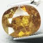 12.4CT.Firely Natural Oval 11.5*14 mm.Intense Honey Yellow Grossular Mali Garnet