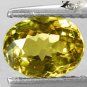 Full Fire Natural Oval 5.5*7 mm Vivid Lime Yellow Grossular Mali Garnet 1.28 Ct.