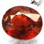 7.4 CT.Firely Natural Oval 9.5*10.5mm Intense Red Orange Spessartite Garnet é³é榴ç³