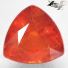 8 CT.Natural Trillion 11 mm. Vivid Orange Namibia Spessartite Spessartine 錳鋁榴石