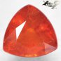 8 CT.Natural Trillion 11 mm. Vivid Orange Namibia Spessartite Spessartine 錳鋁榴石