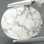 4.19 CT.Natural Oval 9*11 mm. Gray Vein Milky White Madagascare Howlite Gems &aelig;�&frac34;&ccedil;�&sup3;