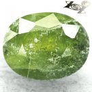 4.83 CT.Natural Oval 9*11 mm. Leaf Green Canada Hydrogrossular Garnet Loose Gems