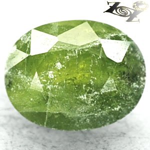 4.83 CT.Natural Oval 9*11 mm. Leaf Green Canada Hydrogrossular Garnet Loose Gems