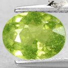 Rare Quality Natural Oval 7*9 mm. Green Canada Hydrogrossular Garnet 1.65 CT.Gem