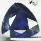 5.9 CT.Natural Trillion 12 mm Biaxial Intense Hard Blue Violet Cordierite Iolite