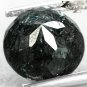 3.67 Ct.Natural Round 9 mm. Titanium Blue Schiller Streaks Whole Piece Jenakite