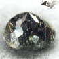 5.63 CT.Natural Oval 9.5*11 mm.Yellow Green Schiller Streaks Whole Nuummite Gems