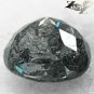 3.53 CT.Natural Oval 8*9.5 mm. Titanium Blue Schiller Streaks Whole Jenakite Gem