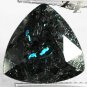 7.51 Ct.Natural Trillion 13 mm. Titanium Blue Schiler Steaks Jenakite Nuummite