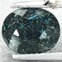 2.45CT.Natural Oval 8*9.5 mm. Titanium Green Blue Schiller Streaks Full Jenakite