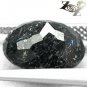 3.85 CT.Natural Oval 9*11 mm. Titanium Blue Green Schiller Streaks Jenakite Gems