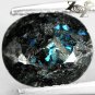 2.97 Ct.Natural Oval 8*10 mm. Titinium Blue Schiller Streaks Jenakite Gems