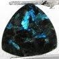 3.3 Ct.Natural Trillion 10.5 mm. Titanium Blue Schiler Steaks Jenakite Nuummite