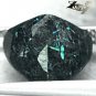 4.45 CT. Natural Oval 10.5 mm. Titanium Greenish Blue Schiller Streaks Jenakite