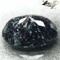 4.04 CT.Natural Oval 9.5*12 mm. Green Schiller Streaks Whole Nuummite Jenakite