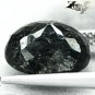 5.02 CT.Natural Oval 10*11.5 mm Titanium Blue Schiller Streaks Whole Jenakite