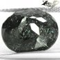 6.17 CT.Natural Oval 10.5*12 mm. Titanium Blue Schiller Streaks Black Jenakite