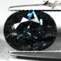 3.34 CT.Natural Oval 9*11 mm. Titanium Blue Schiller Streaks Jenakite Nuummite