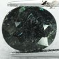 4.3 CT.Natural Oval 9.5*11 mm. Green Yellow Schiller Streaks Mauritania Nuummite