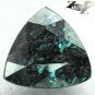 4.31 CT.Natural Trillion 10mm Titanium Blue Schiller Streaks Mauritania Jenakite