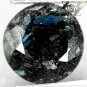 5.56 Ct.Natural Round 11 mm.Titanium Blue Schiler Steaks Jenakite Nuummite