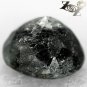 5.56 Ct.Natural Round 11 mm.Titanium Blue Schiler Steaks Jenakite Nuummite