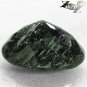 6.45 Ct.Natural Oval 11*14 mm. Gold Yellow Scheen Streaks Whole Piece Nuummite