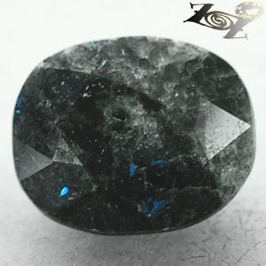 10.6 CT.Natural Oval 12*15 mm. Titanium Violet Blue Schiller Streaks Jenakite